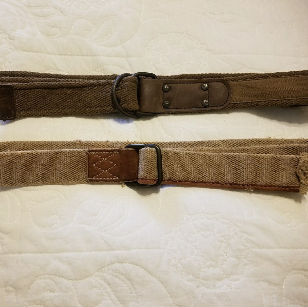 Bundle of 2: Abercrombie & Fitch Belts - Size 30